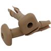 KMLai Manicotto guida per poggiatesta auto, diametro interno del tubo 10 mm, adatto per auto, camion, veicoli commerciali poggiatesta con perno di bloccaggio (beige) (beige)