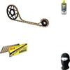 #LICA1 COMPATIBILE CON HONDA CB F Hornet (PC36) 600 2003-2006 KIT TRASMISSIONE PER MOTO CATENA DID 525VX3 LUN 110 MAGLIE,CORONA IN ACCIAIO P525-Z42,PIGNONE P520-Z15 SPECIFICO
