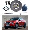 D'ANGELO 1988 Kit Ruotino di Scorta 16 compatibile con Nissan Juke F16 (2023>) con Cric Chiave, Guanti e Sacca 145/90 R16