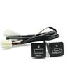 CMJAHU Adatto for VW Golf 6 MK6 Jetta 5MK6 Scirocco 2006-2012 Presa di Ricarica USB for Auto PD Ricarica Rapida QC3.0 PD Interfaccia USB Uso