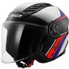 Generic LS2 OF616 Casco Airflow II Rush White Blue Red Lucido L Nuova Omologazione