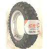 RMS RUOTA COMPLETA 100/90-10 61J TUBLESS CTS COMPATIBILE CON APE 50cc consigliato NEVE