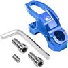 YYAOYAO Gancio CNC Per KYM@&CO AK550 XCITING 250 300 350 400 400S 500 DownTown 125 300i Accessori Moto In Alluminio CNC Ganci Portacasco(Blue)