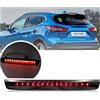 NSLUMO Fumo Lente LED Rosso Terza Terza Luce Freno Per Qashqai J11 2014 2015 2016 2017 2018 2019 2020 2021 Posteriore CH Center High Mount Stop Lamp, OEM #: 265904EA0A