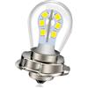 Ruiandsion P26S LED Lampadina per Moto Bianca AC/DC 6V 2835 28SMD Sostituzione per Illuminazione Moto