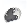 E-SPEEDMTC ESPEEDMTC Per Triumph Trident 660 2021-2024 Supporto laterale modificato Ingrandisci Piastra Cavalletti Ingrandisci Lega di Alluminio CNC Ingrandisci Estensione Moto (Grigio)