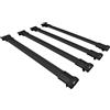 ipqi Compatibile con Citroen Jumpy 3 (K0) Space Tourer 2017-2025 Fly Model Barre Tetto Portapacchi Auto Barre Portatutto Nero Alluminio 4 Barre