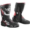 Berik Shaft 2.0 Stivali Moto, nero/rosso, 44