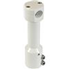 Unbekannt Manubrio morsetto STR8 per Yamaha Aerox/MBK Nitro, bianco