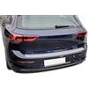Recambo - Protezione per paraurti in acciaio inox opaco, compatibile con VW Golf 8, a partire dal 2020, con smussatura, qualità premium
