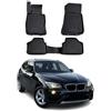 OMAC Tappetini in Gomma Tappetini Compatibili con BMW X1 E84 2009-2015 TPE Tappetini Auto Nero 4X
