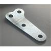 Generico Piastrina doppio foro lato destro specifica per il montaggio di parabrezza e specchietto compatibile con Vespa PX 125 150 200 E/Arcobaleno/Millenium