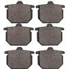 OKDJX Accessori per moto Pastiglie Freno Anteriori Moto Per Honda CB750 Per Supersport CB 750 1977-1982 900 1980-1981 CBX 1000 1979-1980 GL1100 80-82(3 pairs)