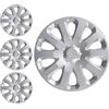 W-Parts SERIE 4 BORCHIE - 4 COPRICERCHI COPPE RUOTA 15 PER FORD KA 09->