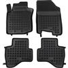 M MOTOS Tappetini in gomma per auto adatto per Citroen C1 I 2008-2014 Migliorate il vostro comfort di viaggio con il tappetino antiscivolo per auto - tappetino per auto per tutte le stagioni, protezio