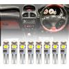 NSLUMO T5 Cruscotto Display LCD Indicatore luminoso per Peugeot 206 306 406 605 Per Citr.oen C5 Jumper Bianco T5 HVAC Aria condizionata Centro informazioni multifunzione Quadro strumenti Lampadine