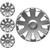 W-Parts SERIE 4 BORCHIE - 4 COPRICERCHI COPPE RUOTA 15 PER FORD FOCUS TIPO C