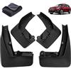 MOTOESCOT 4 pezzi parafango per auto senza trapano paraspruzzi parafanghi compatibili con BMW X1 2010-2021, impermeabili per ogni tempo, antigraffio, protezione per pneumatici, parafango con 1 asciugamano per