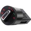 nongyo Interruttore Luci Faro Compatibile con per Polo MK5 6R 6C 61 per Ameo 2010 2011 2012 2013 2014 2015 2016 2017 Faro Automatico Interruttore Auto 1C0941531(14pin)
