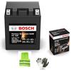 CLICK & GO COMPATIBILE CON MOTO GUZZI Breva 750 per anno 2003 al 2009 BATTERIA YB14L-A2 IN GEL BOSCH FA105 SPEDITA GIÀ CARICA PER L'USO MOTO SCOOTER BATTERIE 14 AMPERE 12 VOLT 134X89X166MM