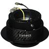 NRG Innovations NRG Steering Wheel Quick Release Kit - Gen 2.5 - Black Body with Black / Carbon Fiber Ring - Part # SRK-250CF