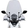 FACO Parabrezza Compatibile con SYM Symphony 125 Euro 5 (dal 2021 in poi) - Nero, Robusto, Montaggio Esterno, Scooter