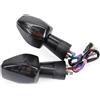 XWDPDNHHD Indicatori Di Direzione Anteriori E Posteriori Per Moto, Per VTR1000 RVT1000R RC51 2000-2006 XL700V Transalp 700 2008-2011 Indicatori Di Direzione Indicatore(Fumo)
