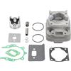 WOOSTAR 40mm Big Bore Cilindro con Kit Pistone con Guarnizioni Sostituzione per 2 Tempi 43cc 47cc 49cc Motore Gas Scooter Mini ATV Quad Pocket Bike