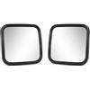 Easy Link 2x Specchietti Retrovisori Esterni Universali 18x18cm ø15-19mm | Specchietti Retrovisori per Camion, Escavatore, Sollevatore, Trattore, Macchinari Agricoli