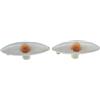 Dnhqknoaf Indicatore Direzione Specchietto Per TOYOTA Per Echo Per Vitz Per Yaris Hatchback 99-05 81730-0D010 817400D010 Luci Di Direzione Laterali Luci Parafango Freccia Retrovisore(Kit 2pcs)