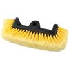 Dolvitrny Spazzola per lavaggio auto con setole morbide in nylon da 25,4 cm per la pulizia esterna, flusso e immersione, spazzola gialla per lavaggio veicoli per auto camper, camion, barca, camper