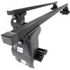 Mossa Barre portatutto in acciaio compatibili con Hyundai i20 Hatchback (2009-2015) nero - portapacchi auto - portabagagli barre da tetto - senza punti di fissaggio di serie