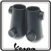 GSC RICAMBI SRL KIT COPPIA DUE SCARPETTE SCARPINI PIEDINI PIEDINO GOMMINI GOMMINO CAVALLETTO COMPATIBILE CON PIAGGIO VESPA 50 - PIAGGIO VESPA 50 SPECIAL - PIAGGIO VESPA 90 - VESPA 125 PRIMAVERA - VESPA ET3.