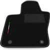 Somer Car Tappetino Auto SOLO LATO GUIDA 1pz compatibile con Jeep Compass 2017-2025 b| 1 tappeto su misura in moquette, bandiera Italia