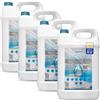 GiDeli Acqua demineralizzata 4 x 5 l acqua distillata per ferro da stiro, batterie, refrigeratore, umidificatore, acquario e laboratorio acqua senza calcare, inodore, trasparente