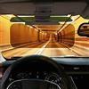 SrliyaVisiera Antiriflesso 2 in 1 Visiera Parasole per Auto HD per Guida Notturna Diurna Visiera per Auto Protezione Solare Parasole per Auto Regolabile Ed Estensore per Visiera