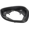 EasyByMall Cornice per specchietto retrovisore in ABS nero modellato per Ford per Fiesta MK5/MK6 modelli 08/17 miglioramenti (sinistra)