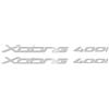 labelbike - 2 Adesivi 3D Moto Scooter Scritta XCITING 400i in Resina compatibile con KYMCO