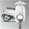 Generico Kit adesivi tricolore italia fascia bandiera compatibili con PIAGGIO VESPA GTV GTS P150 primavera sprint cod.2118 (TRICOLORE)