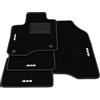 Generico Tappetini compatibili con Fiat Panda 2012-2025, ricamo 4x4, kit tappetini auto personalizzati, set tappeti in moquette, tappeto auto