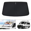 KUST Parasole per parabrezza per Freightliner Sprinter e Mercedes Benz Sprinter 2007-2025 2026 accessori personalizzati, pieghevole, blocca i raggi UV, mantiene l'auto fresca