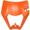 LOTFI Moto Universale Faro Faro Maschera di Plastica Adatta for KTM SX XC SXF XCF XCW EXC EXCF SMR 125 150 200 250 350 300 450 500 530 (Size : Orange)