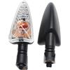 DOBRVVGT Frecce Moto,Frecce Led Moto Indicatore di direzione da 36 mm Uso adatto per Aprilia SR Motard 125 2012-2015 NA 850 Mana 2007-2010 SL 750 Shiver 07-15 Moto(Clear)