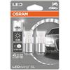 OSRAM LEDriving SL Retrofit P21/5W, lampade retrofit LED, illuminazione esterna auto, 1458CW-02B, bianco freddo, 12V, blister doppio (2 lampade)