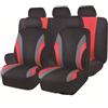 BSDPNARHZ Coprisedili per Auto per Citroen per C3 Shine 2019-2025 Comodi Accessori Interni Traspiranti Set da 9 Pezzi(Grey,forC3Shine)