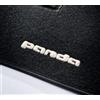FCA Fiat Panda Hybrid Tappetini in moquette premium di colore nero con logo ricamato in bianco FCA Originali 50290383