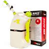 RACETECH TANICA Carburante RTECH 15LT con Tubo Flessibile E Tappo Trasparente-Giallo