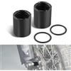 NICECNC Guarnizione per mozzo anteriore in alluminio, compatibile con Yamaha Tenere 700/XTZ700 2019 2020 2021 2022 2023 2024, Tenere 700 Rally Edition 2020-2024, CNC-machined, anodizzazione, nero