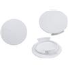 Generico (Pack 3 pezzi) Tappi Copri Foro Per Paraurti per Fortwo 451 (2008-2014) Tappino Plastica Paraurti Copri Gancio Traino Anteriore/Posteriore - Ricambio Compatibile Bianco (Bianco)