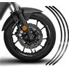 AZgraphishop ADESIVI PER 2 CERCHIONI COMPATIBILE CON YAMAHA TRACER 7 2021 On FM-CI-012 (Tech Kamo)